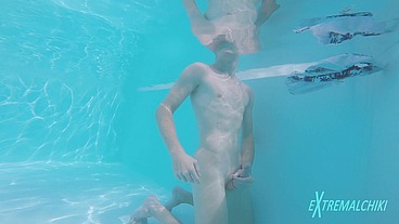 Pool nudity