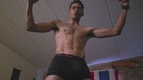 Flexing and Gut Punching