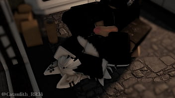 Fox girl gives herself to me so that I can feel | Sex with a follower (57) | Part 1/2