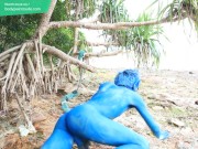 Real Pokemon Boy / Body Paint / 19 Years Old Extreme Fetish Cosplay #2