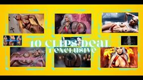 10 Clips Deal 3 + 1 exclusive video