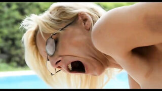 Gilf slut pounded hard in her tight asshole