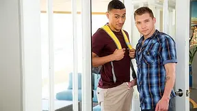 Elye Devours Zions Massive Black Cock Deepthroat — NextDoor Originals