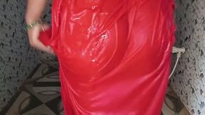 Priya bhabhi takes bath in her bathroom &ndash; sexy