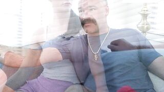 Busty Step-Daughter's Big Boobs Gives Her Stepdad A Surprise Blow Job