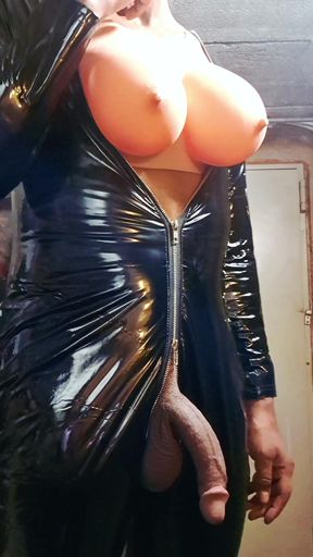Fitting new domina outfits and new big breasts