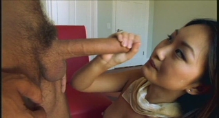 Evelyn Lin gets blasted with hot cum on her mouth