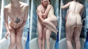 une position genial sous la douche video en duo min, bien torride, c ...
