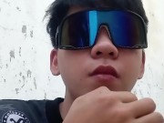 Pinoy with Big Cock at Construction Site - Lick and Fuck his Pussy Toy