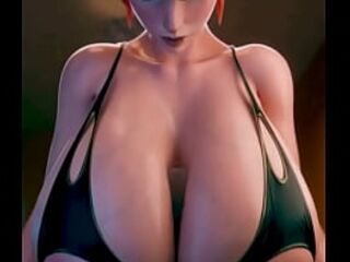 Growing titties Giant bazookas CG