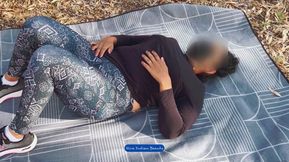 Intense Outdoor Foreplay: Sensual Pussy Licking &amp; Massage for This Horny Desi Housewife