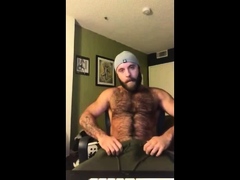 Hairy Lumberjack Shows Off his Cock ( No Cum )