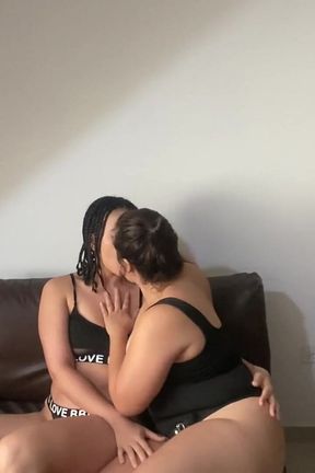 My Lesbian Stepsister Shows Me What It&#039;s Like to Be Strap-on Fucked