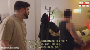 Straight Chubby Construction Worker Gets Sucked and His Ass Licked for the First Time by a Guy