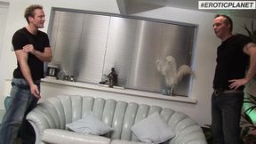 Two girls get their holes filled by two dicks