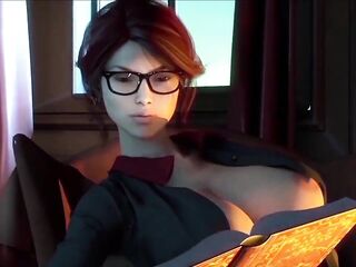 Breasty CG Honey Screwed by Large Ebony Schlongs in Tribal Team fuck
