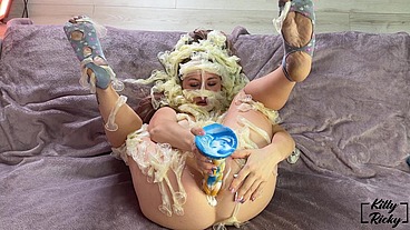 Condom Lover Fucks Creamy Ass