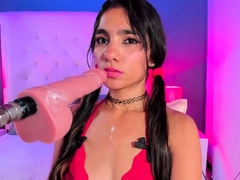 Cute blonde amateur webcam teen masturbating