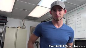 Broke cracker sucks big black cock POV before raw doggystyle