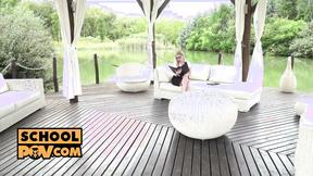 ”POV - Scottish chick Georgie Lyall in cunt & busty fuck scene”