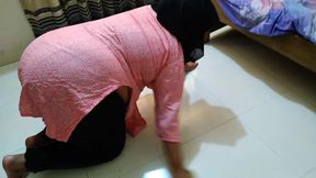 Desi Aunty Gets Stuck Under Bed & Then My Cock Stuck Inside Her Big Ass When Im Try to Help Her