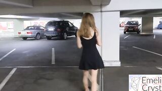 Emelie Crystal - Get freaky inside the parking garage