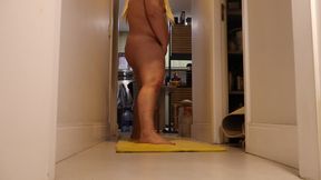 Femboy doing naked yoga - part 2