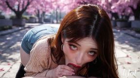 my dick ended up in this asian bitch s mouth, and she gave me an incredible blowjob.[ai]