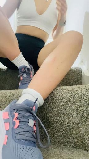 Just back from a sweaty stinky Run 🦶🏼💦