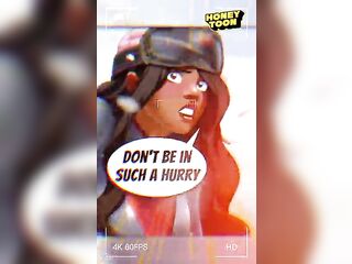 A music episode featuring a 2D hentai hotty from HoneyToon