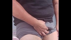 Jugando con mi polla