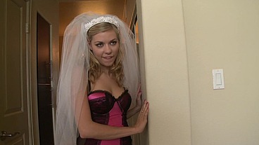 Nicole Ray Cums Hard On Her Husband Cock After They Just Get Married!