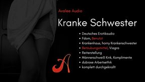 Kranke Schwester | Avalee Audio | Nurse | Fdom | Restraints | Cowgirl | Used For Her Pleasure | Erotikaudio für devote Männe