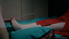 Ignored and Leaking: Margaux&#039;s Disinterested Footjob [EXTENDED CUT]