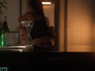 Slender thick large ass black comes over and gets slutted the bang out ft Femdom-goddess Roayle