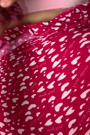 My Stepsister Is in Her Room Showing Her Ass and Catches Me Masturbating. Look at Her Reaction!