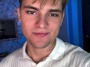 Daddy Dominates Balkan Blond Twink in Hotel Room