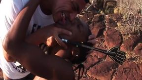 Two insatiable African MILFs take on two hard cocks with unmatched passion.