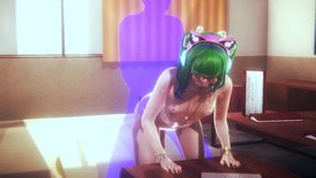 Yaoi Femboy - Green Hair Anal