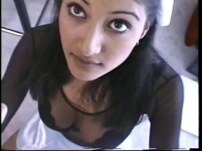 Indian nurse plays with her friend and then a dude joins