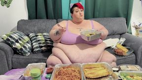 SSBBW Pigout: 14,000 Calorie Spaghetti Dinner SD