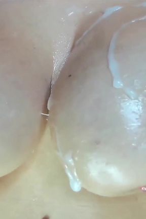 Fucked Mouth and Ass Twice and Cum on Tits