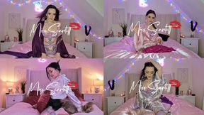 Scarlett's sexy satin pillow fucking bundle 2