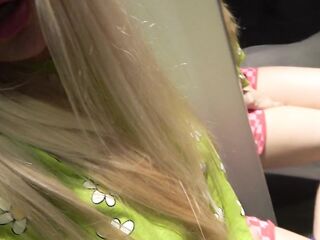 PUBLIC. A CUTE TEEN MASTURBATION IN SHOP RAIMENT