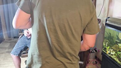 Friends sharing cuckold wife and using her pussy as a cum dump