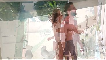 Handyman Rewarded with an Erotic NURU Massage - Jewel Diamant