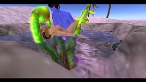 the alien pt. 2 - 3d slut rails big blue dick