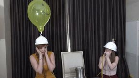 Alice and Lauren Compete in a Sex Trivia Game with Balloons (MP4 - 720p)