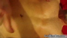 Ari silvio jerking his massive cock 2 gay porno