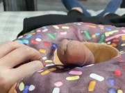 Dwayne Rider humping soft pillow